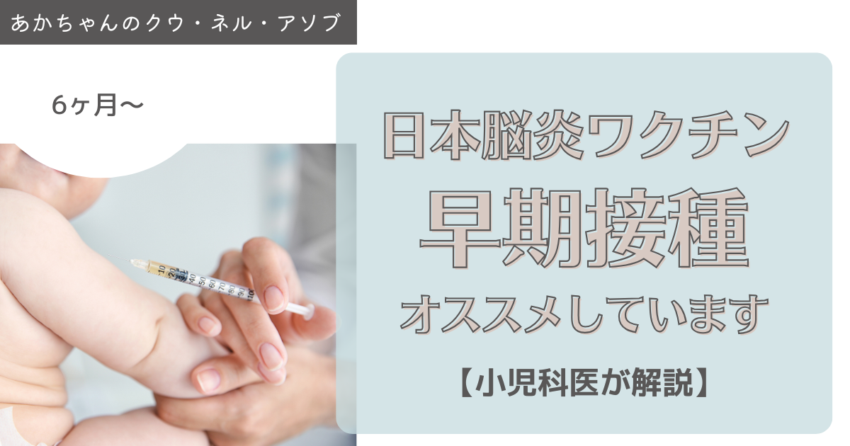 日本脳炎ワクチンの早期接種をお勧めしています！【ワクチンの最近の話題】
